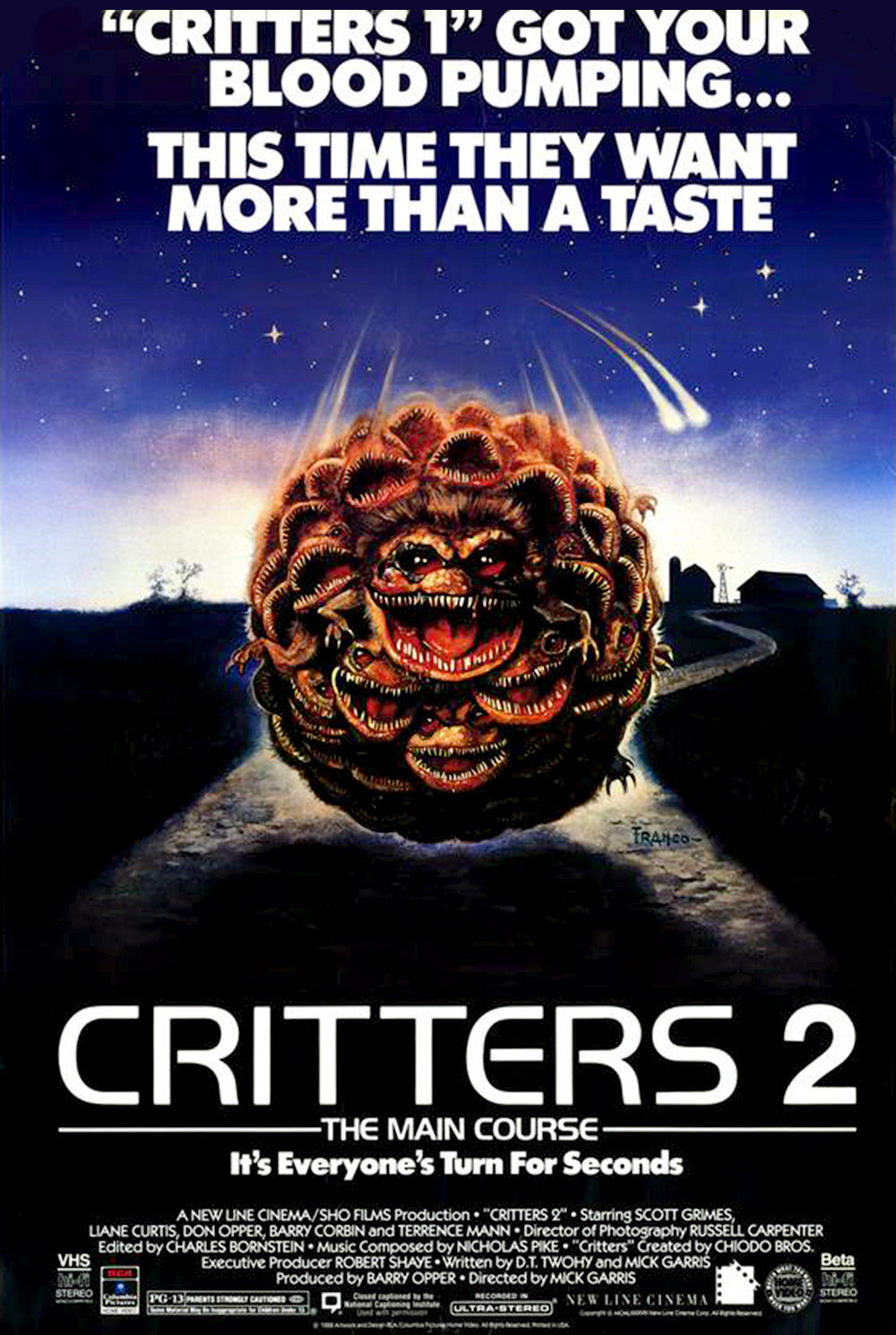Critters 2: The Main Course poster